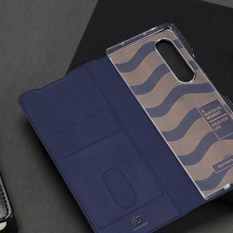 Dux Ducis Bril etui Samsung Galaxy Z Fold4 z klapką portfel podstawka niebieski