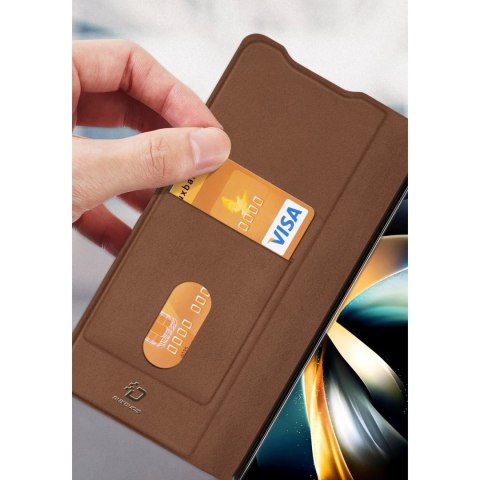Dux Ducis Bril etui Samsung Galaxy Z Fold4 z klapką portfel podstawka niebieski