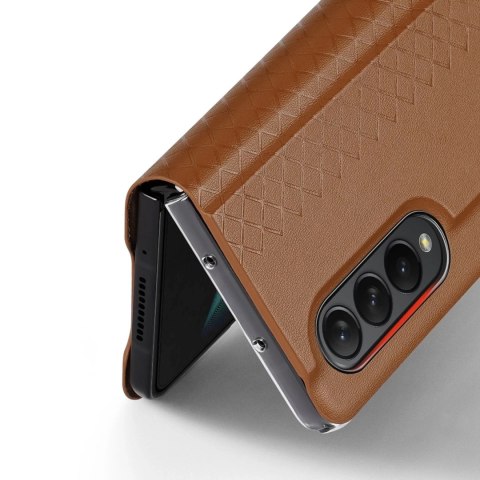 Dux Ducis Bril etui Samsung Galaxy Z Fold4 z klapką portfel podstawka niebieski