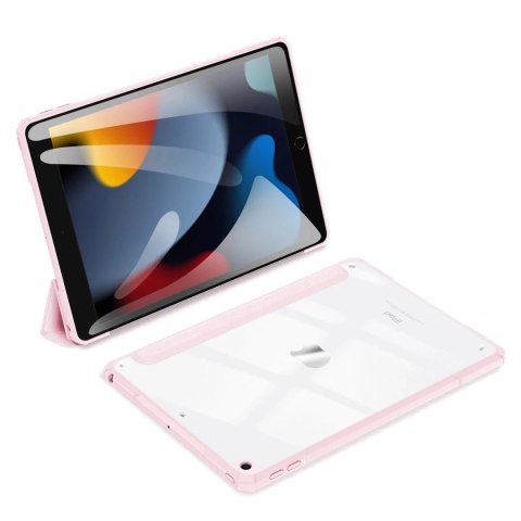 Dux Ducis Copa etui do iPad 10.2'' 2021 / 2020 / 2019 pokrowiec smart cover z podstawką różowy