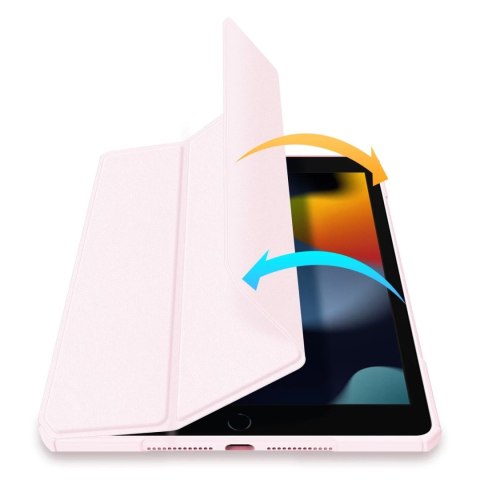 Dux Ducis Copa etui do iPad 10.2'' 2021 / 2020 / 2019 pokrowiec smart cover z podstawką różowy