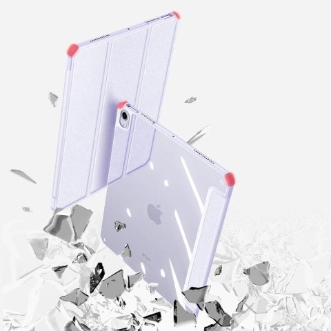 Dux Ducis Copa etui do iPad Air 10.9" 11" 4/5/6 pokrowiec smart cover z podstawką fioletowy