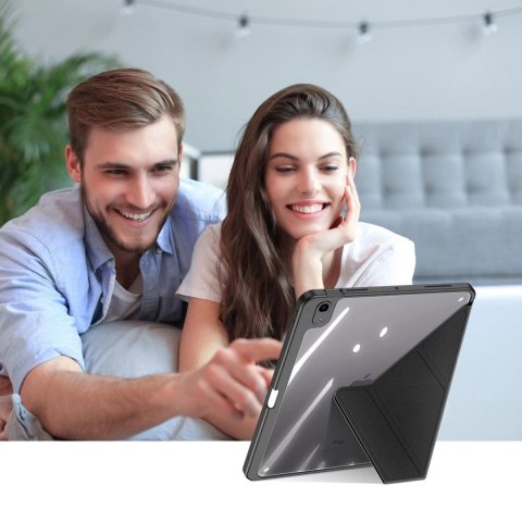 Dux Ducis Magi etui do iPad Air 10.9" 11" 4/5/6 pokrowiec smart cover z podstawką i schowkiem na Apple Pencil czarny