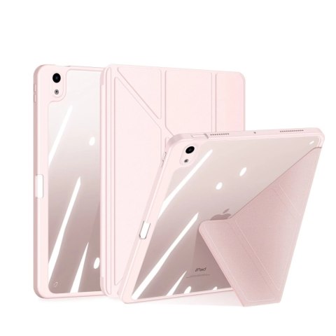 Dux Ducis Magi etui do iPad Air 10.9" 11" 4/5/6 pokrowiec smart cover z podstawką i schowkiem na Apple Pencil różowy
