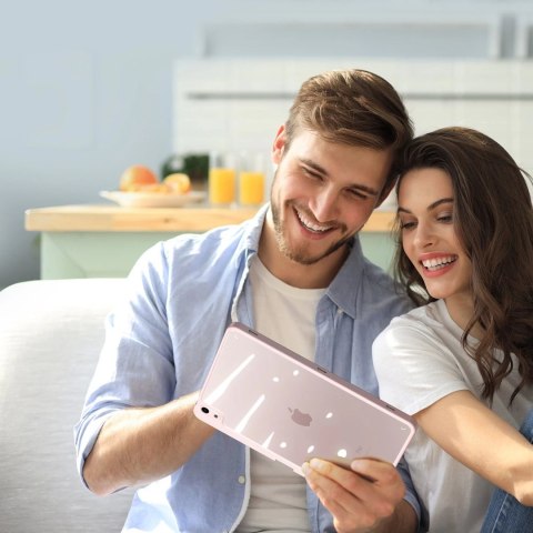 Dux Ducis Magi etui do iPad Air 10.9" 11" 4/5/6 pokrowiec smart cover z podstawką i schowkiem na Apple Pencil różowy