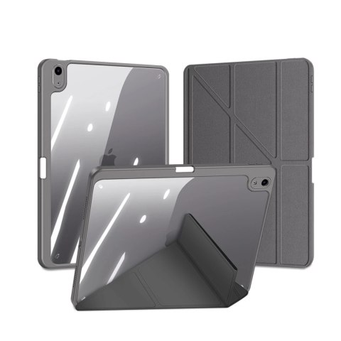 Dux Ducis Magi etui do iPad Air 10.9" 11" 4/5/6 pokrowiec smart cover z podstawką i schowkiem na Apple Pencil szary