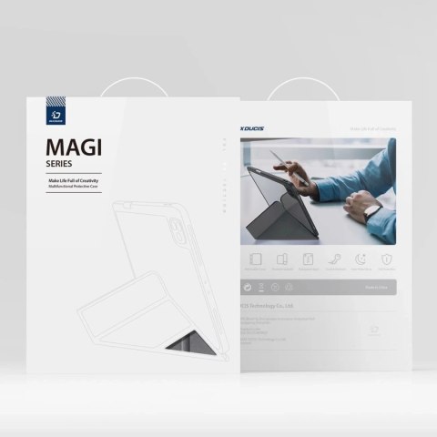 Dux Ducis Magi etui do iPad Pro 11'' 2021 / 2020 / 2018 / iPad Air 10.9" 11" 4/5/6 pokrowiec smart cover z podstawką i schowkiem