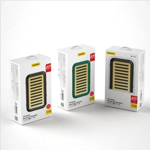 Dudao Y13s retro przenośny głośnik bezprzewodowy Bluetooth 5.0 zielony (Y13s-green)