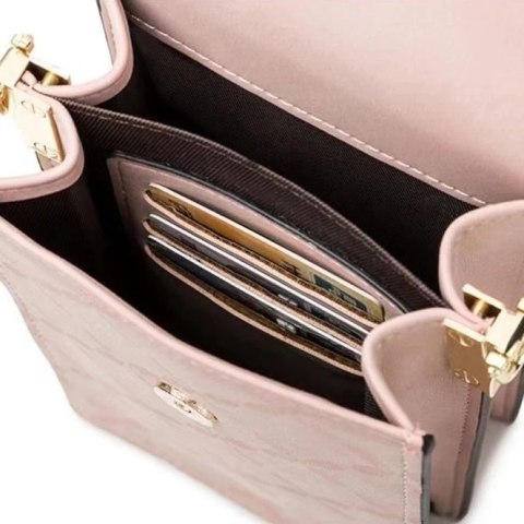 Fancy Bag Case ręcznie robione etui wysokiej jakości torba torebka na smartfon z paskiem na ramię portfel jasnoniebieski (model 