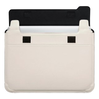 Nillkin 2w1 pokrowiec na MacBooka 14'' etui torba na laptopa podstawka czarno-biały