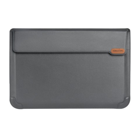 Nillkin 2w1 pokrowiec na MacBooka 16'' etui torba na laptopa podstawka szary