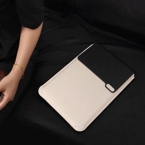 Nillkin 3w1 pokrowiec na MacBooka 16'' etui torba na laptopa podstawka podkładka pod mysz czarno-biały