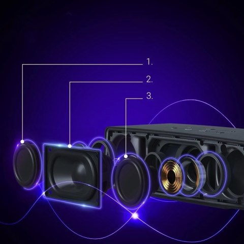 Tronsmart Studio przenośny bezprzewodowy głośnik Bluetooth 5.0 30W czarny (443073)