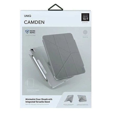 UNIQ etui Camden iPad Air 10.9" 11" 4/5/6 szary/fossil grey Antimicrobial