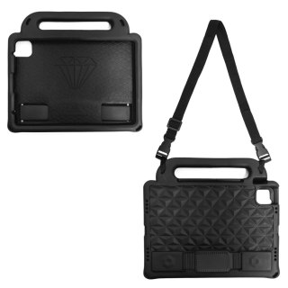 Diamond Tablet Case pancerne miękkie etui do iPad mini 5 / 4 / 3 / 2 / 1 z miejscem na rysik czarny