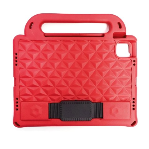Diamond Tablet Case pancerne miękkie etui do iPad mini 5 / 4 / 3 / 2 / 1 z miejscem na rysik czerwony