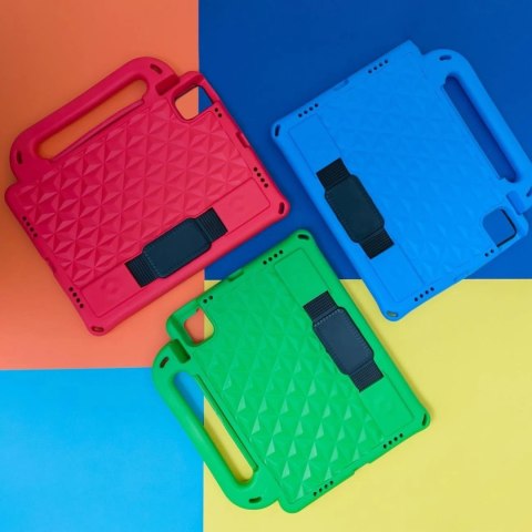 Diamond Tablet Case pancerne miękkie etui do iPad mini 5 / 4 / 3 / 2 / 1 z miejscem na rysik czerwony