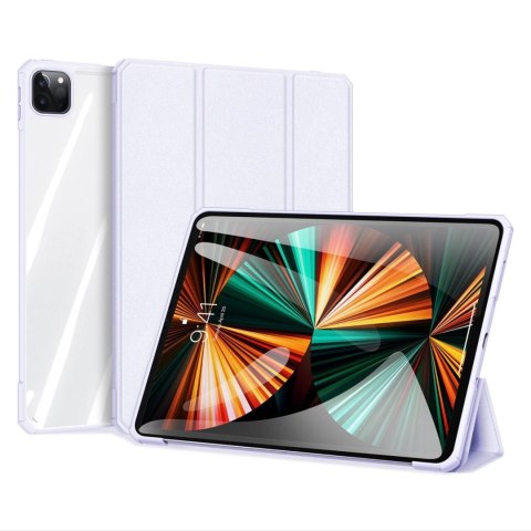 Dux Ducis Copa etui do iPad Pro 12.9 2020 / 2021 / 2022 / iPad Air 13 2024 pokrowiec smart cover z podstawką fioletowy