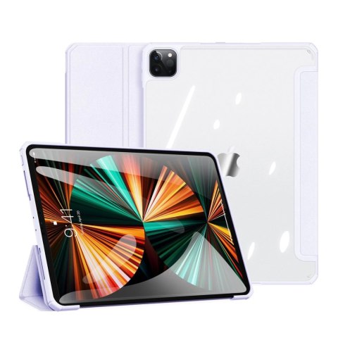 Dux Ducis Copa etui do iPad Pro 12.9 2020 / 2021 / 2022 / iPad Air 13 2024 pokrowiec smart cover z podstawką fioletowy