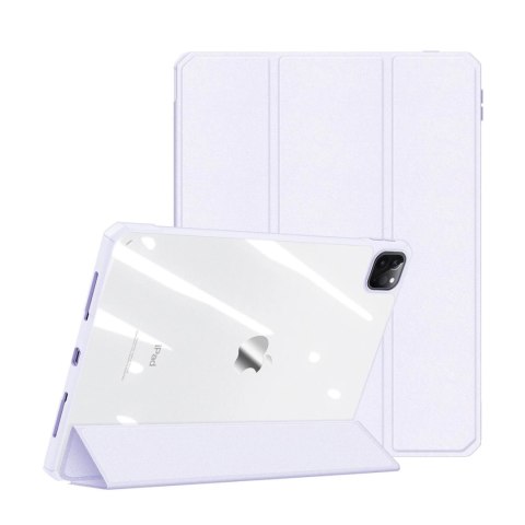 Dux Ducis Copa etui do iPad Pro 12.9 2020 / 2021 / 2022 / iPad Air 13 2024 pokrowiec smart cover z podstawką fioletowy