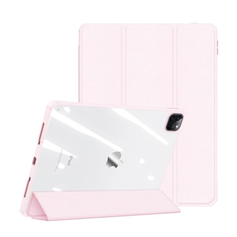 Dux Ducis Copa etui do iPad Pro 12.9 2020 / 2021 / 2022 / iPad Air 13 2024 pokrowiec smart cover z podstawką różowy