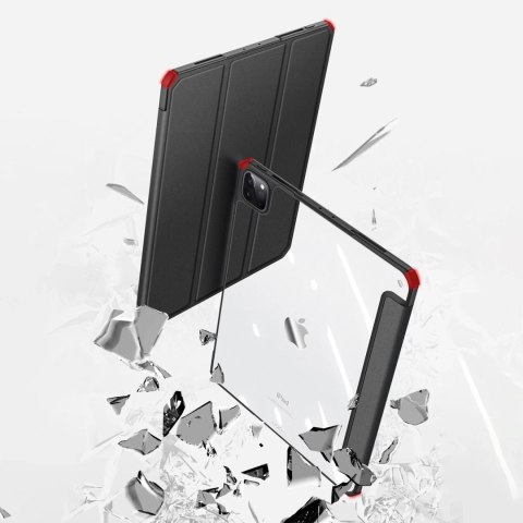 Dux Ducis Copa etui do iPad Pro 12.9 2020 / 2021 / 2022 / iPad Air 13 2024 pokrowiec smart cover z podstawką różowy