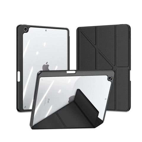 Dux Ducis Magi etui do iPad 10.2'' 2021 / 2020 / 2019 pokrowiec smart cover z podstawką i schowkiem na Apple Pencil czarny