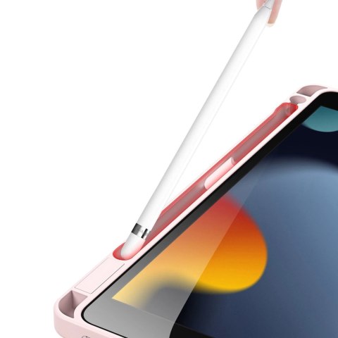Dux Ducis Magi etui do iPad 10.2'' 2021 / 2020 / 2019 pokrowiec smart cover z podstawką i schowkiem na Apple Pencil różowy