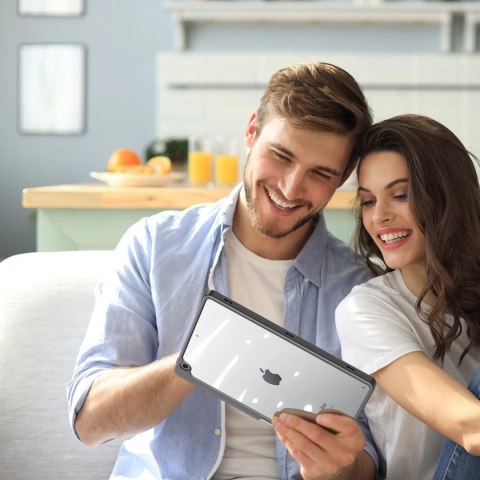 Dux Ducis Magi etui do iPad 10.2'' 2021 / 2020 / 2019 pokrowiec smart cover z podstawką i schowkiem na Apple Pencil szary