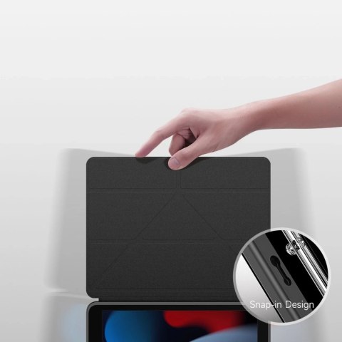 Dux Ducis Magi etui do iPad 10.2'' 2021 / 2020 / 2019 pokrowiec smart cover z podstawką i schowkiem na Apple Pencil szary