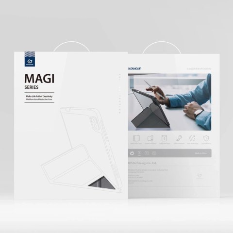 Dux Ducis Magi etui do iPad Pro 12.9 2020 / 2021 / 2022 / iPad Air 13 2024 pokrowiec smart cover z podstawką i schowkiem na Appl