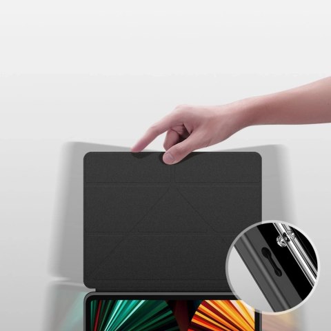 Dux Ducis Magi etui do iPad Pro 12.9 2020 / 2021 / 2022 / iPad Air 13 2024 pokrowiec smart cover z podstawką i schowkiem na Appl