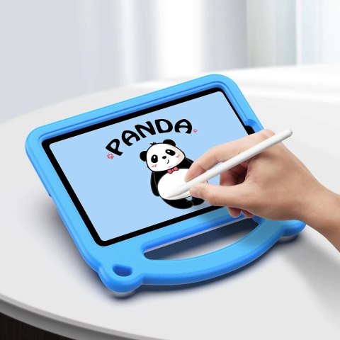 Dux Ducis Panda bezpieczne dla dzieci dziecięce miękkie etui do iPad mini 2021 niebieski