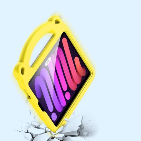 Dux Ducis Panda bezpieczne dla dzieci dziecięce miękkie etui do iPad mini 2021 żółty