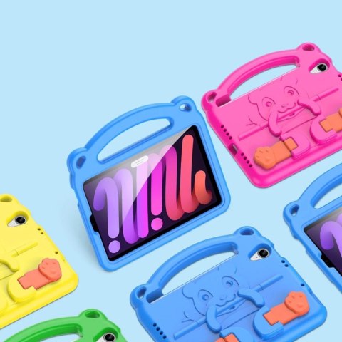 Dux Ducis Panda bezpieczne dla dzieci dziecięce miękkie etui do iPad mini 2021 żółty