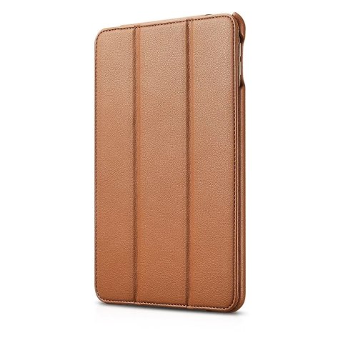 ICarer Leather Folio etui do iPad mini 5 skórzany pokrowiec smart case brązowy (RID800-BN)