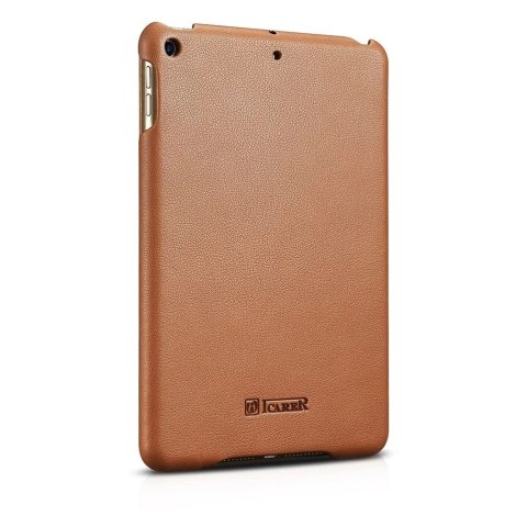 ICarer Leather Folio etui do iPad mini 5 skórzany pokrowiec smart case brązowy (RID800-BN)