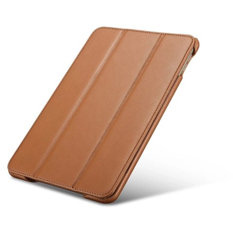 ICarer Leather Folio etui do iPad mini 5 skórzany pokrowiec smart case brązowy (RID800-BN)