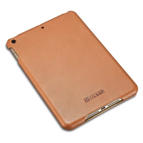 ICarer Leather Folio etui do iPad mini 5 skórzany pokrowiec smart case brązowy (RID800-BN)