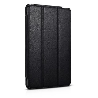 ICarer Leather Folio etui do iPad mini 5 skórzany pokrowiec smart case czarny (RID800-BK)