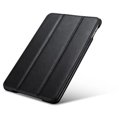 ICarer Leather Folio etui do iPad mini 5 skórzany pokrowiec smart case czarny (RID800-BK)