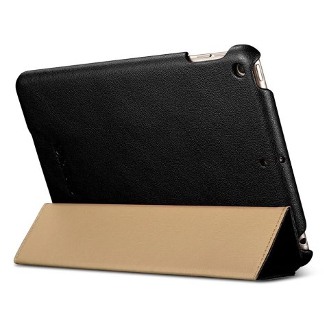 ICarer Leather Folio etui do iPad mini 5 skórzany pokrowiec smart case czarny (RID800-BK)