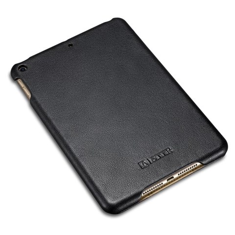 ICarer Leather Folio etui do iPad mini 5 skórzany pokrowiec smart case czarny (RID800-BK)
