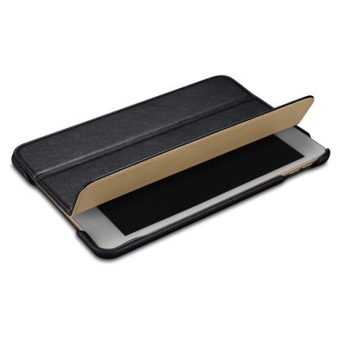 ICarer Leather Folio etui do iPad mini 5 skórzany pokrowiec smart case czarny (RID800-BK)