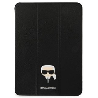 Karl Lagerfeld KLFC12OKHK iPad Pro 12.9 2020 / 2021 / 2022 / iPad Air 13 2024 Book Cover czarny/black Saffiano Karl Head