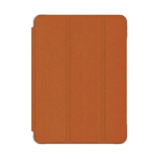 Kingxbar Business Series magnetyczne etui Smart Cover Sleep podstawka iPad Air 2020 / 2022 pomarańczowy