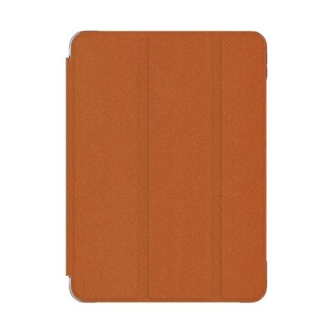 Kingxbar Business Series magnetyczne etui Smart Cover Sleep podstawka iPad Air 2020 / 2022 pomarańczowy