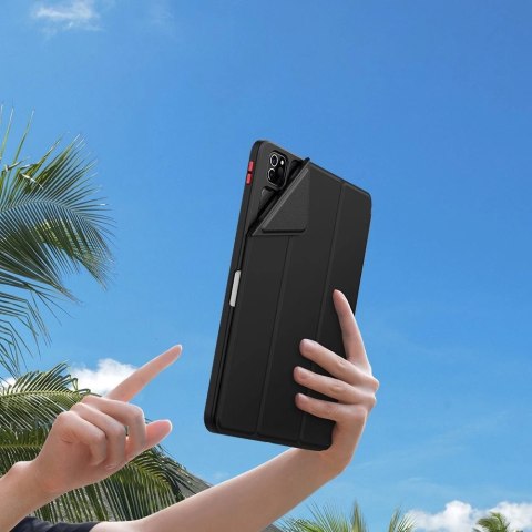 Nillkin Bevel Leather Case etui do iPad Pro 11'' 2021 / 2020 pokrowiec z klapką smart sleep case czarny