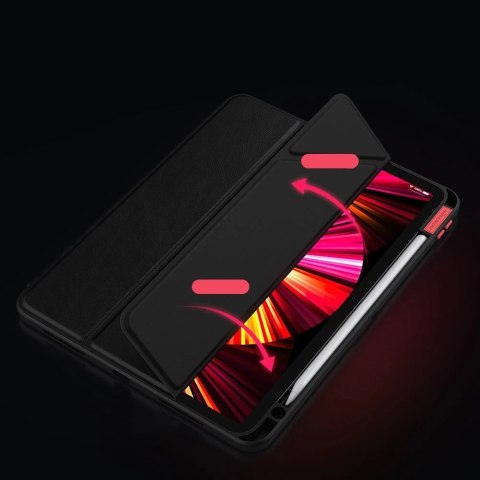 Nillkin Bevel Leather Case etui do iPad Pro 11'' 2021 / 2020 pokrowiec z klapką smart sleep case czarny