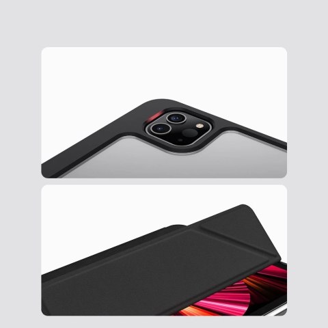 Nillkin Bevel Leather Case etui do iPad Pro 11'' 2021 / 2020 pokrowiec z klapką smart sleep case czarny
